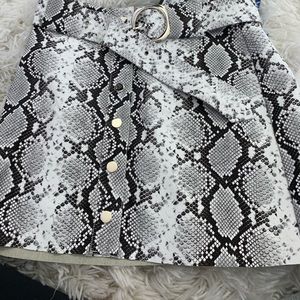 Snake skin skirt